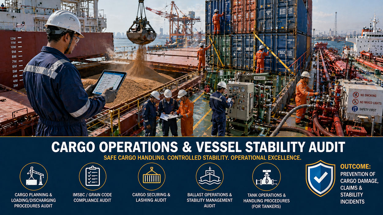 cargo operations & vessel stability audits