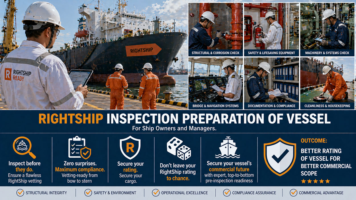 right ship inspection preparation of vessel